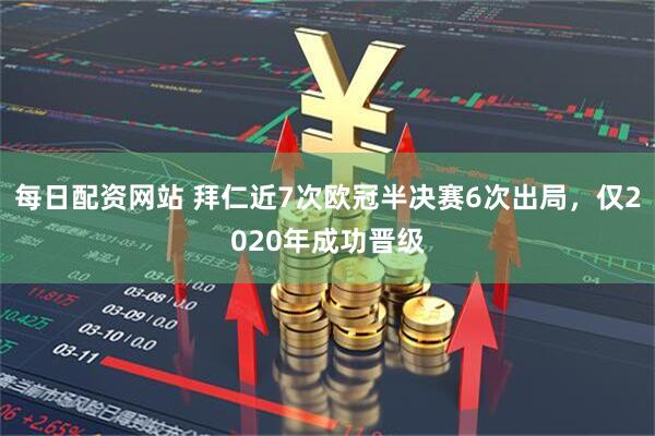 每日配资网站 拜仁近7次欧冠半决赛6次出局，仅2020年成功晋级